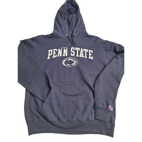 3040 Champion‎ Penn State Navy Hoodie Men's Medium - Picture 1 of 6